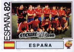 Cromo Espana (team) - FIFA World Cup España 1982 - Panini
