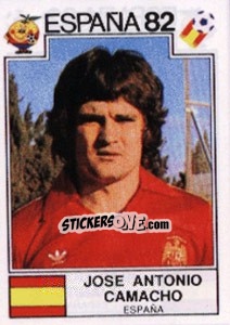 Cromo Jose Antonio Camacho - FIFA World Cup España 1982 - Panini