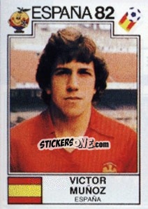 Figurina Victor Munoz - FIFA World Cup España 1982 - Panini