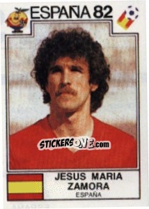 Sticker Jesus Maria Zamora - FIFA World Cup España 1982 n. 302 - Panini
