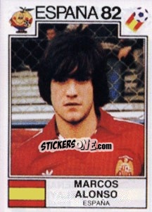 Sticker Marcos Alonso - FIFA World Cup España 1982 - Panini