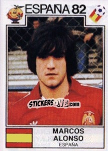 Sticker Marcos Alonso - FIFA World Cup España 1982 n. 304 - Panini