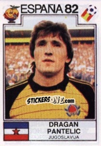 Sticker Dragan Pantelic - FIFA World Cup España 1982 - Panini