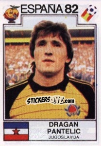 Sticker Dragan Pantelic - FIFA World Cup España 1982 n. 312 - Panini