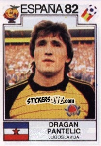 Figurina Dragan Pantelic - FIFA World Cup España 1982 - Panini