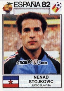 Figurina Nenad Stojkovic - FIFA World Cup España 1982 - Panini