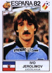 Sticker Ivo Jerolimov - FIFA World Cup España 1982 n. 321 - Panini