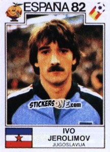 Cromo Ivo Jerolimov - FIFA World Cup España 1982 - Panini