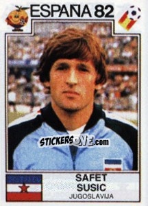 Sticker Safet Susic - FIFA World Cup España 1982 - Panini