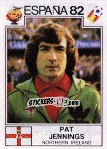 Sticker Pat Jennings - FIFA World Cup España 1982 n. 330 - Panini