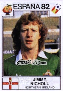 Sticker Jimmy Nicholl - FIFA World Cup España 1982 n. 331 - Panini