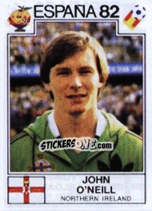 Sticker John O'Neill - FIFA World Cup España 1982 - Panini