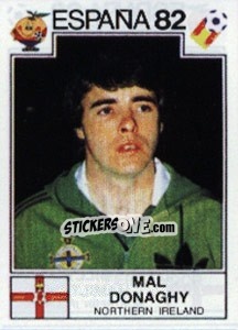 Sticker Mal Donaghy - FIFA World Cup España 1982 - Panini