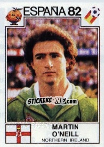 Sticker Martin O'Neill - FIFA World Cup España 1982 n. 338 - Panini