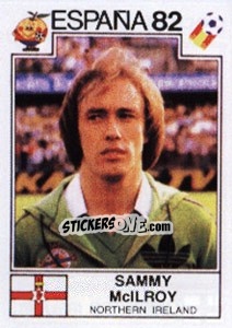 Sticker Sammy McIlroy - FIFA World Cup España 1982 n. 339 - Panini