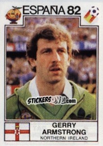 Cromo Gerry Armstrong - FIFA World Cup España 1982 - Panini