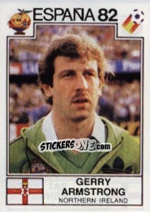 Sticker Gerry Armstrong - FIFA World Cup España 1982 n. 342 - Panini