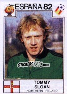 Sticker Tommy Sloan - FIFA World Cup España 1982 n. 344 - Panini