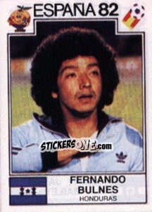 Cromo Fernando Bulnes - FIFA World Cup España 1982 - Panini