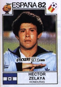 Sticker Hector Zelaya - FIFA World Cup España 1982 n. 354 - Panini