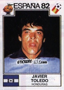 Sticker Javier Toledo - FIFA World Cup España 1982 - Panini