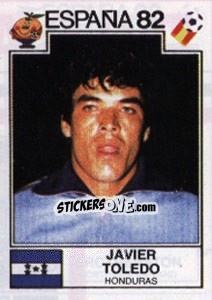 Figurina Javier Toledo - FIFA World Cup España 1982 - Panini