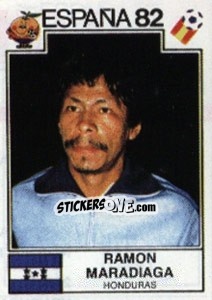 Sticker Ramon Maradiaga - FIFA World Cup España 1982 n. 356 - Panini