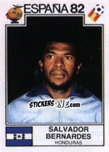 Sticker Salvador Bernardes - FIFA World Cup España 1982 - Panini