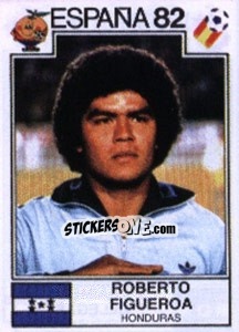 Cromo Roberto Figueroa - FIFA World Cup España 1982 - Panini
