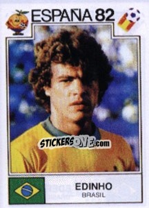 Sticker Edinho - FIFA World Cup España 1982 - Panini