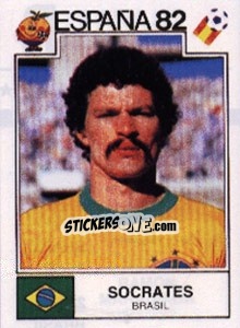 Sticker Socrates - FIFA World Cup España 1982 - Panini