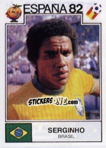 Figurina Serginho - FIFA World Cup España 1982 - Panini