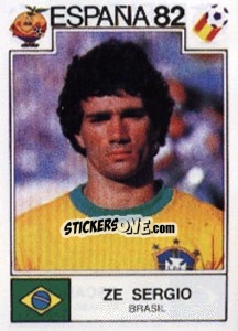 Cromo Ze Sergio - FIFA World Cup España 1982 - Panini