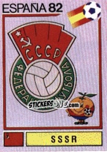 Sticker SSSR (emblem) - FIFA World Cup España 1982 n. 382 - Panini