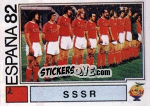 Sticker SSSR (team) - FIFA World Cup España 1982 - Panini