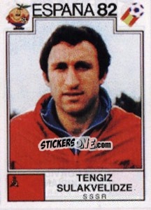 Cromo Tengiz Sulakvelidze - FIFA World Cup España 1982 - Panini