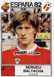 Sticker Sergei Baltacha - FIFA World Cup España 1982 - Panini