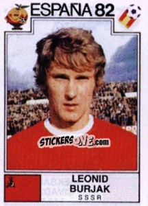 Sticker Leonid Buryak - FIFA World Cup España 1982 n. 394 - Panini