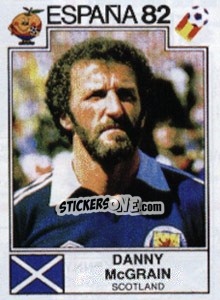 Cromo Danny McGrain - FIFA World Cup España 1982 - Panini