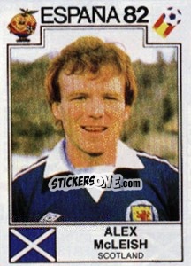 Sticker Alex McLeish - FIFA World Cup España 1982 n. 404 - Panini