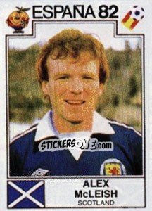 Figurina Alex McLeish - FIFA World Cup España 1982 - Panini