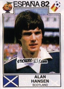 Sticker Alan Hansen - FIFA World Cup España 1982 n. 405 - Panini