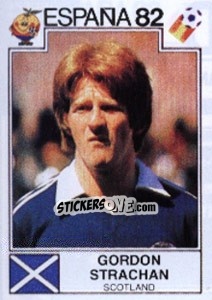 Sticker Gordon Strachan - FIFA World Cup España 1982 n. 408 - Panini