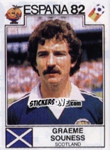 Sticker Graeme Souness - FIFA World Cup España 1982 n. 410 - Panini