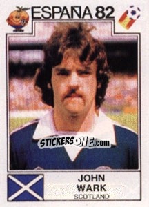 Sticker John Wark - FIFA World Cup España 1982 - Panini