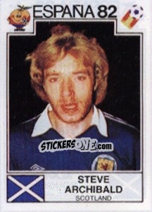Sticker Steve Archibald - FIFA World Cup España 1982 - Panini