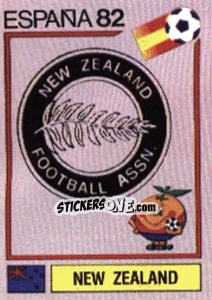 Sticker New Zealand (emblem) - FIFA World Cup España 1982 n. 418 - Panini