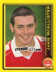 Figurina Jamie McAllister - Scottish Premier League 1999-2000 - Panini