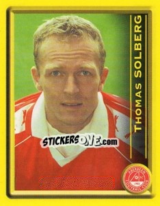 Sticker Thomas Solberg - Scottish Premier League 1999-2000 - Panini