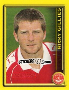 Sticker Ricky Gillies - Scottish Premier League 1999-2000 n. 38 - Panini